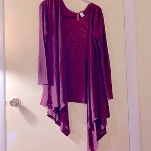 H&M burgundy Sweater